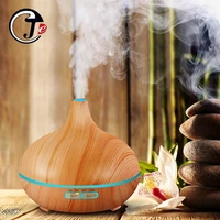 new 550ml wood essential oil diffuser ultrasonic usb air humidifier with 7 color led lights remote control office home difusor