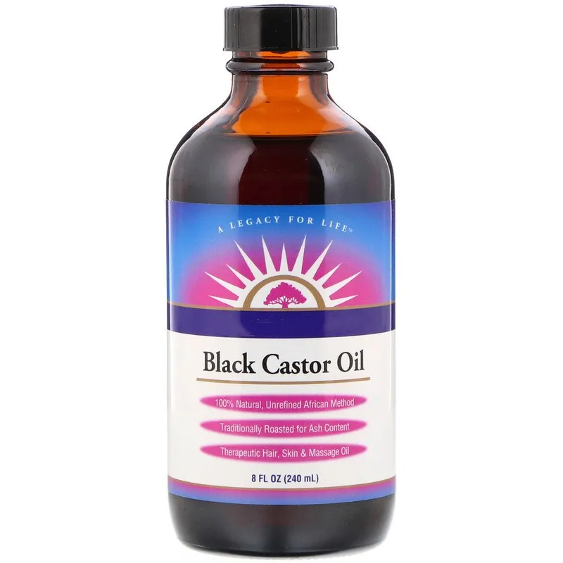 

Black castor oil supports the skin and hair to prevent hair loss. Thick, natural hair growth 8 fl oz（240ml）