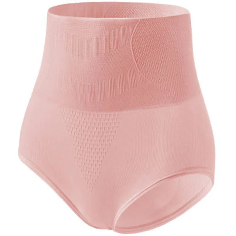 

Honeycomb Seamless High-waist Abdomen Panties Women's Plus Size Postpartum Corset Hip-lifting Graphene Cotton
