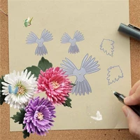 chrysanthemum daisy metal cutting dies scrapbook for card album photo make diy crafts stencil new dies