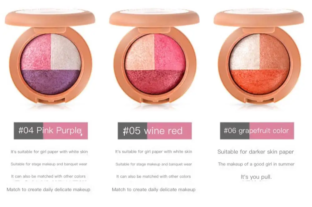 3 цвета дымчатые матовые тени для век палитра долговечных водостойких теней