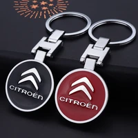 high quality zinc alloy car keychain decoration for citroen c2 c4 c5 berlingo xsara picasso key chain best gift auto accessories