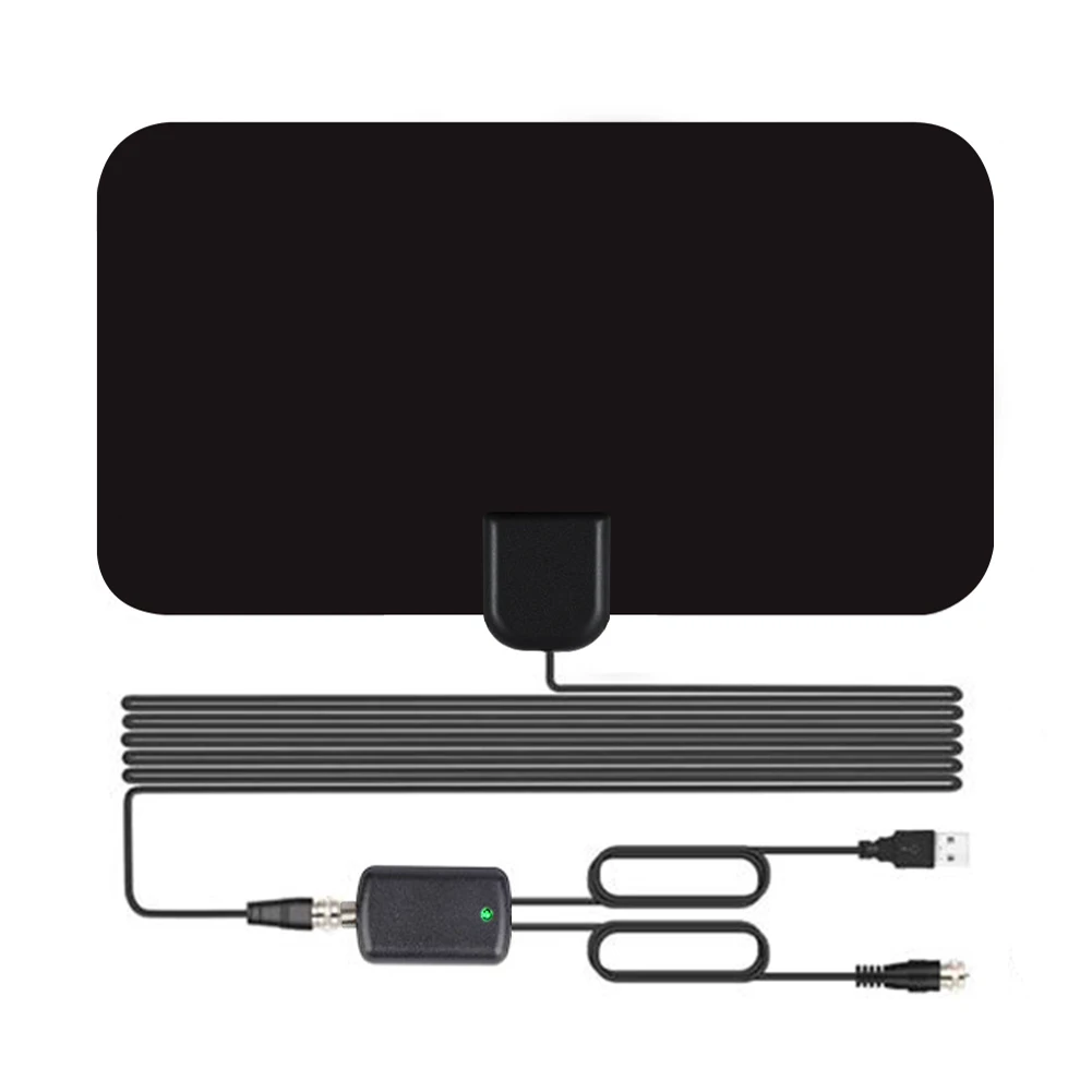 

Mini Digital Satellite HDTV TV 4K Digital TV Antenna 50 Mile Indoor Active HDTV Aerial with Amplifier Call all free channels