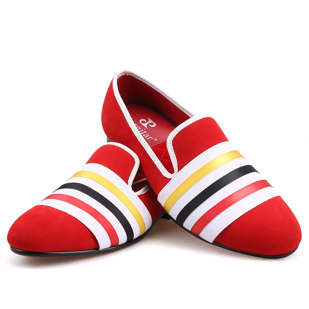 Мужские бархатные туфли Piergitar ручной работы брендовая обувь для бара без