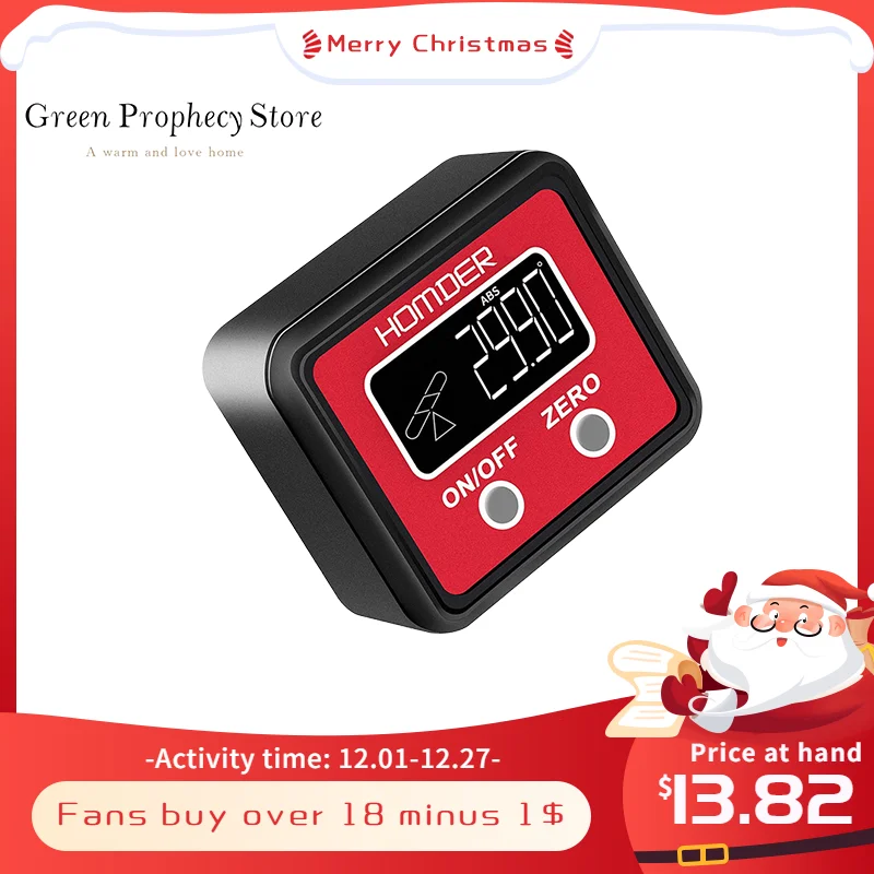 Цифровой угломер Homder транспортир с магнитным основанием для столярных