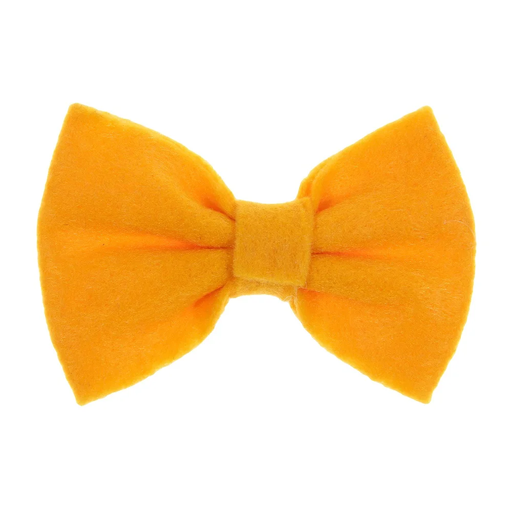 

New 3.2" 40pcs/lot Felt Hair Bows for Diy Baby Girls Headbands Boutique Hair Bows for Handmade Hairpins Clips Hair Accessories