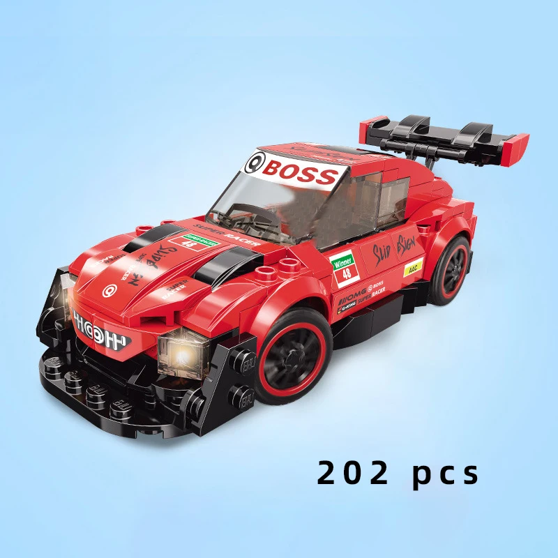 super race car city technique creative Speed Champions ultimate garage vehicle model kit building blocks bricks toy for children | Игрушки и