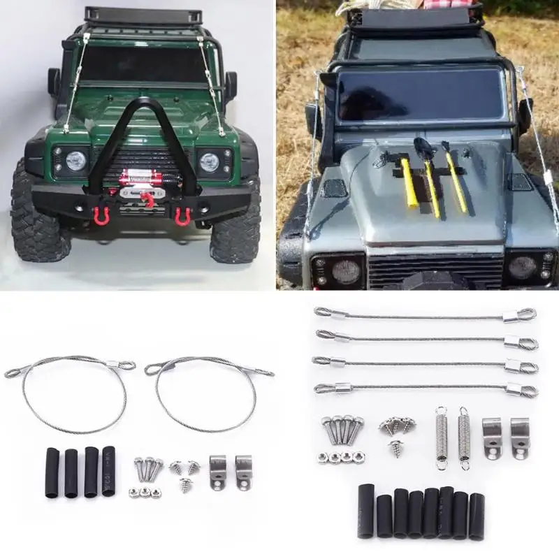 Профессиональный стальной трос для радиоуправляемого автомобиля набор Traxxas TRX 4