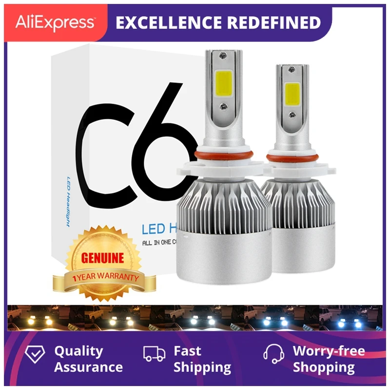 

New Arrivals Car Lights Bulbs Led H4 H7 9003 Hb2 H11 Led H1 H3 H8 H9 880 9005 9006 H13 9004 9007 Auto Headlights 12v Led Light