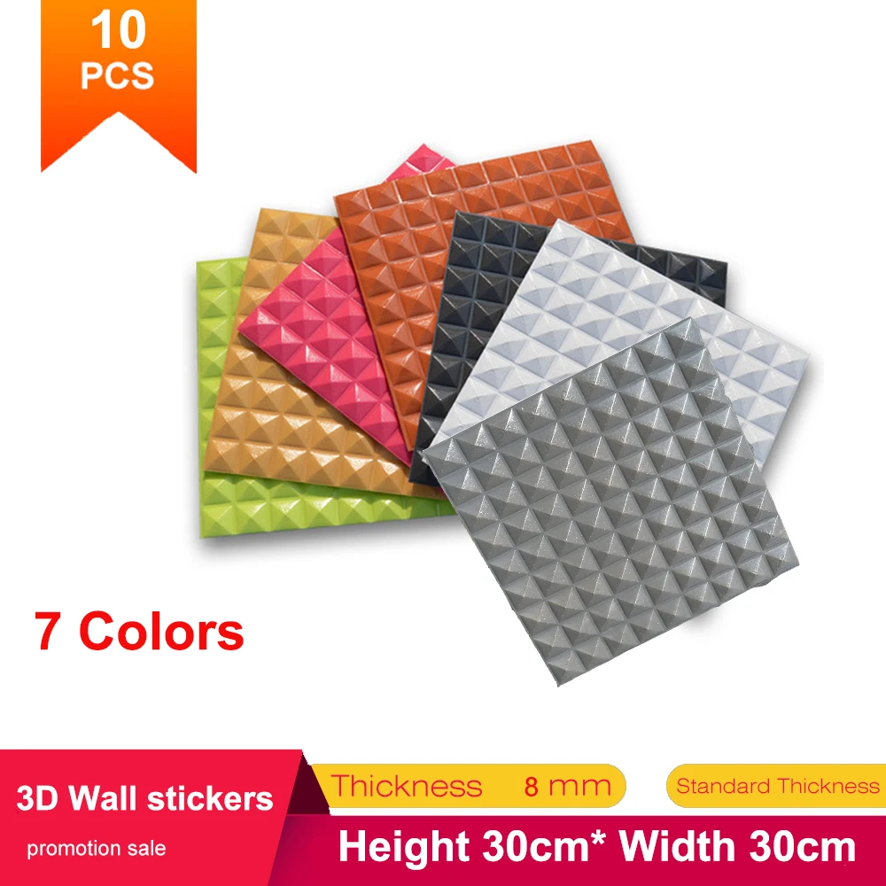 3d-имитация кирпича 10 шт. украшение для спальни настенная наклейка