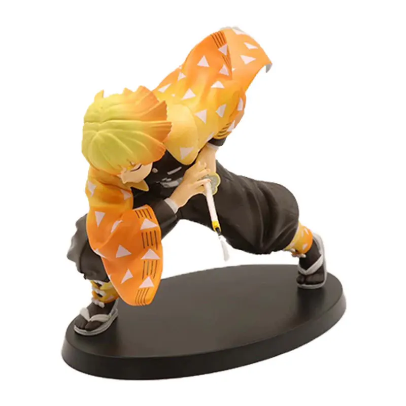 

15cm Anime Demon Slayer Action Figures Draw Sword Agatsuma Zenitsu Figurine Kimetsu No Yaiba Figura PVC Collection Model Toys