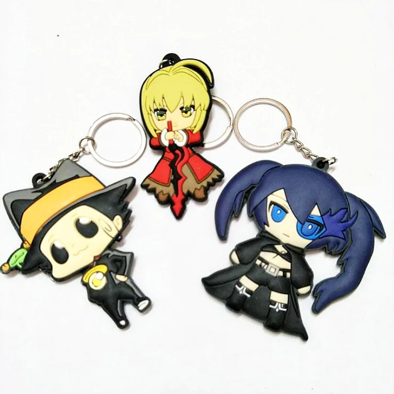 Двусторонний брелок из ПВХ новый дизайн сделай сам с фигуркой реборн японского