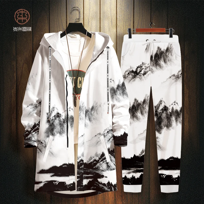 

High Quality Trench Coat Windbreaker Men Fashion Chinese Men Winter Jacket Steampunk Casual Mantel Herren Clothes for Men AB50FY