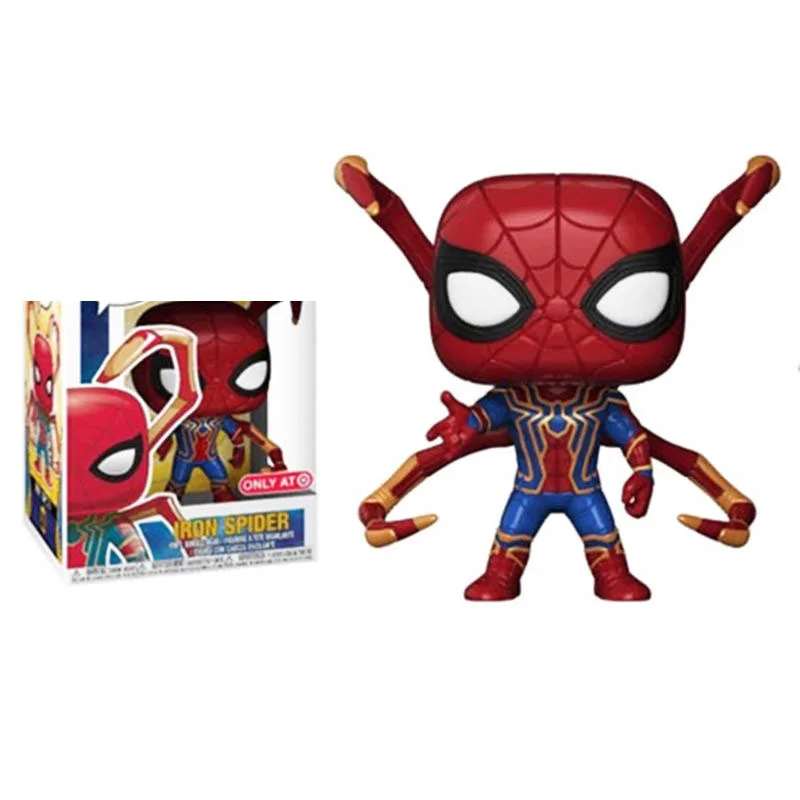 FUNKO Популярная игрушка Marvel Мстители война бесконечности Железный Паук виниловая