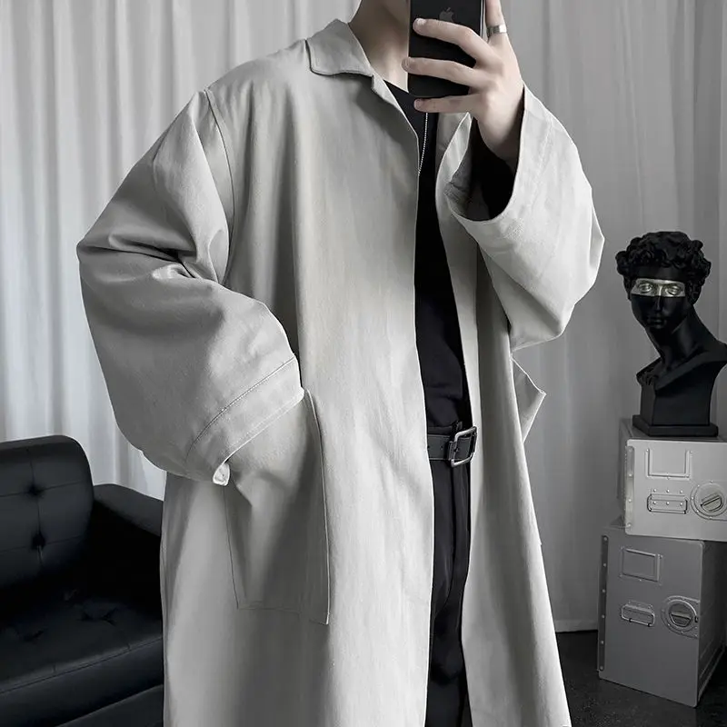 Ветровка в Корейском стиле мужская модный однотонный Повседневный Кардиган