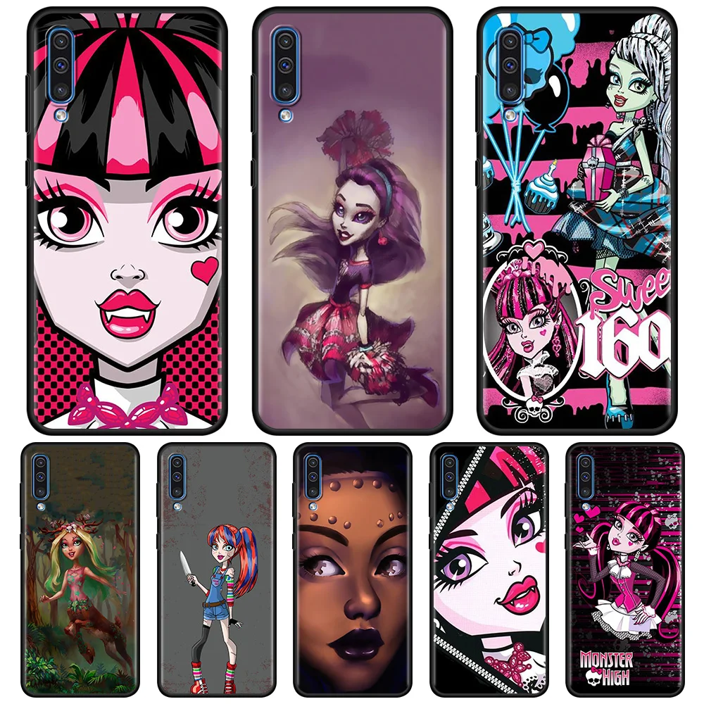 

Monsters High Anime Phone Case For Samsung Galaxy A50 A70 A10 A30 A40 A20e M31 M30s M51 M31s M11 M22 M62 M52 M32 Funda