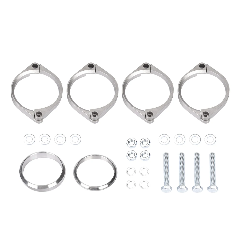 

Rusted Exhaust Flange Muffler Back Box Repair Clamp Brackets for BMW E46 M3