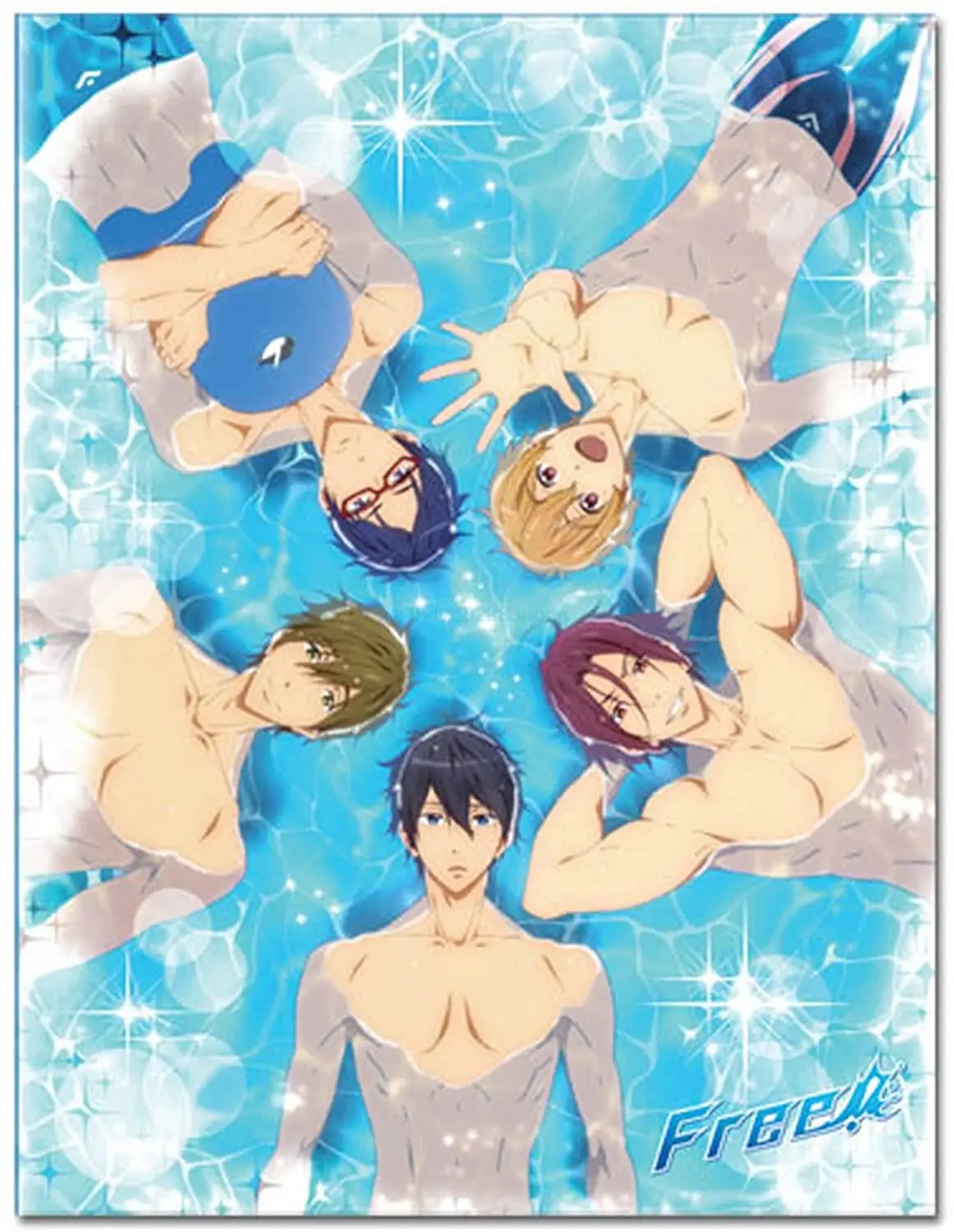 

Great Eastern Entertainment Free-Group with Water Sublimation Throw Blanket