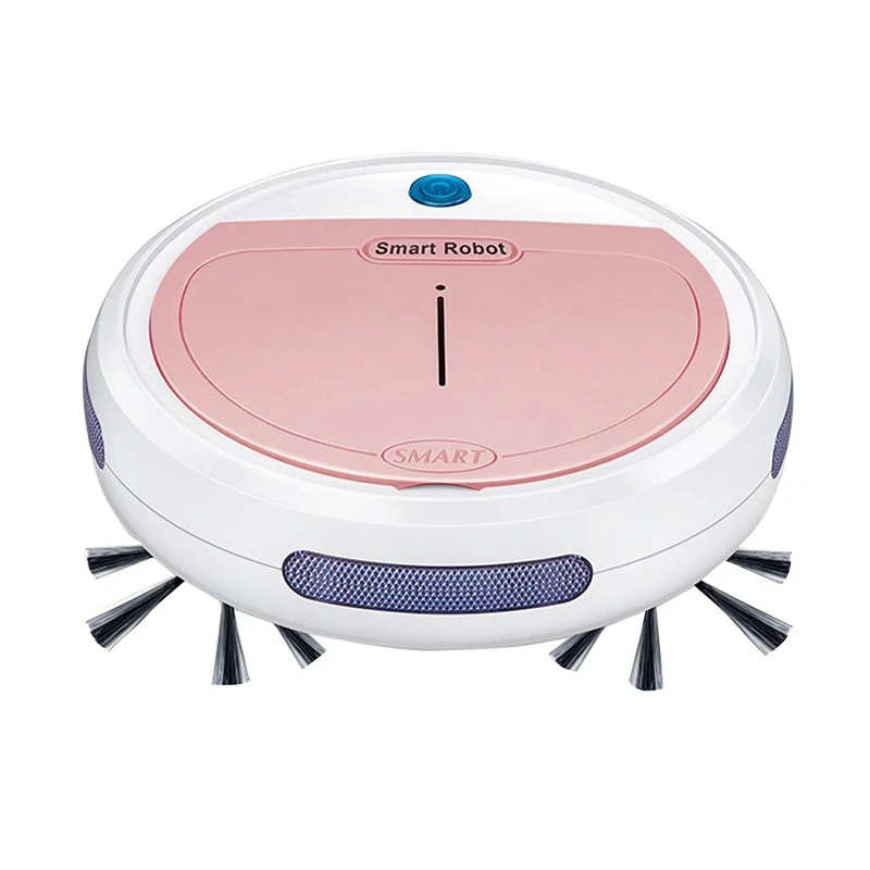 Робот пылесос 3 в 1 перезаряжаемый автоматический умный с функцией очистки краев