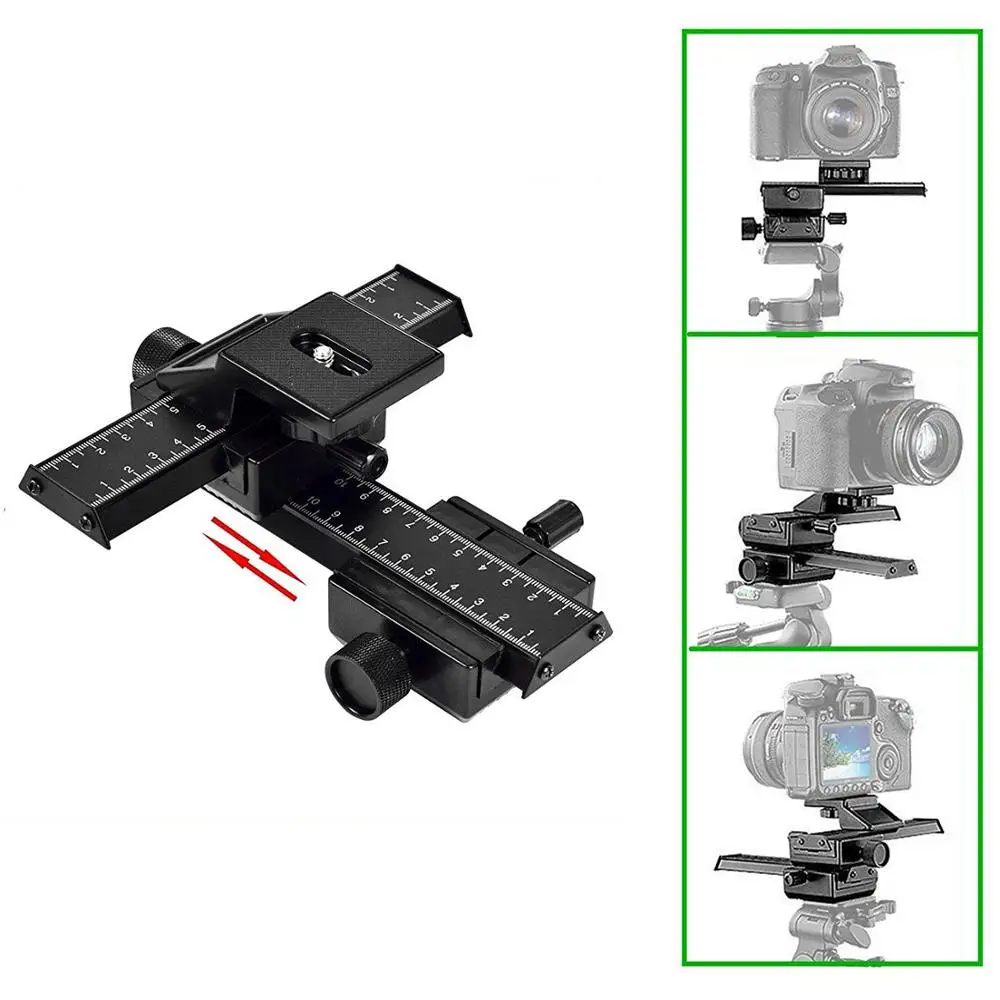 

macro focusing rail slider dslr video left and right slide photography micro front back slider aluminum camera track slider