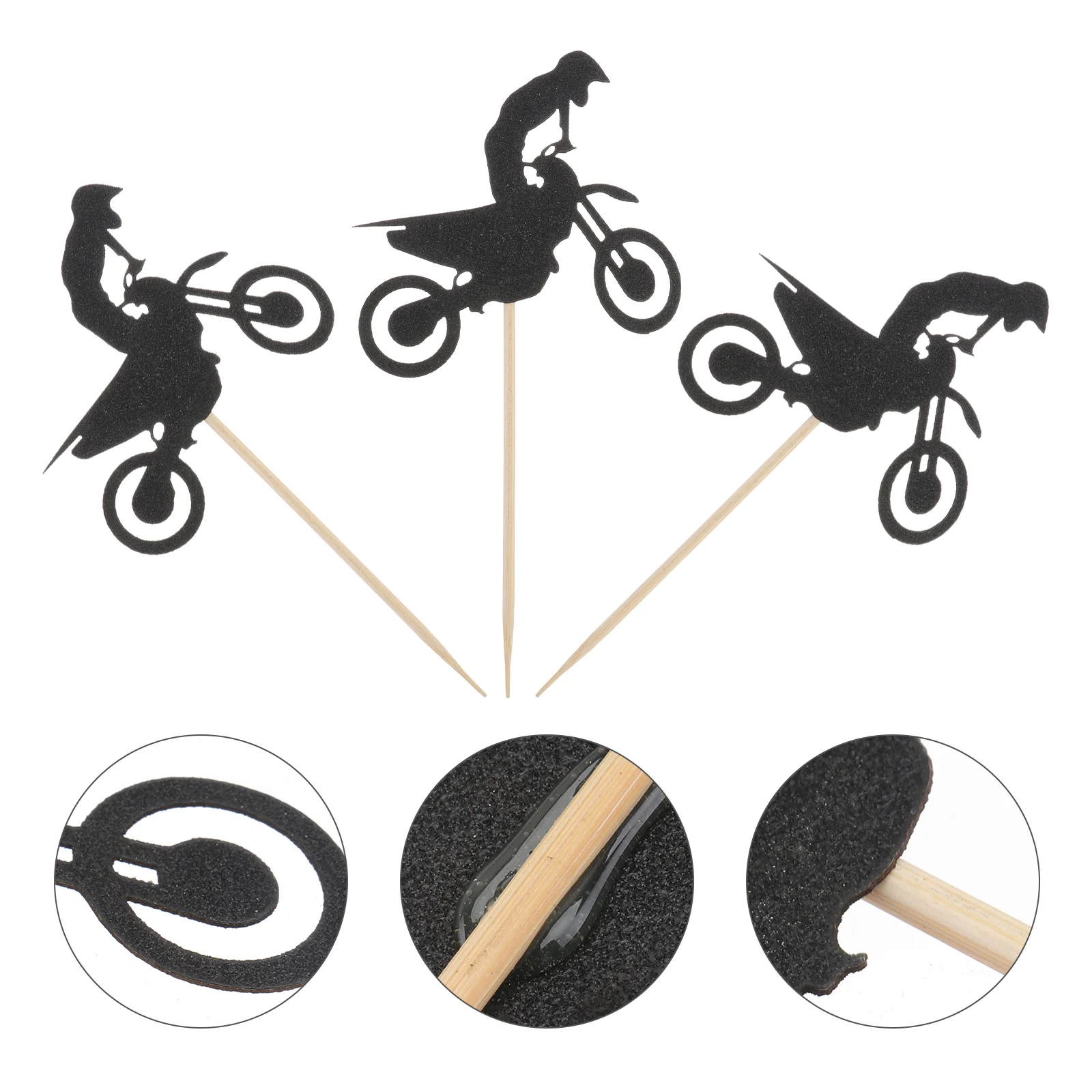 

Cake Birthday Topper Happydessert Inserts Insert Cards Party Picks Toppers Men