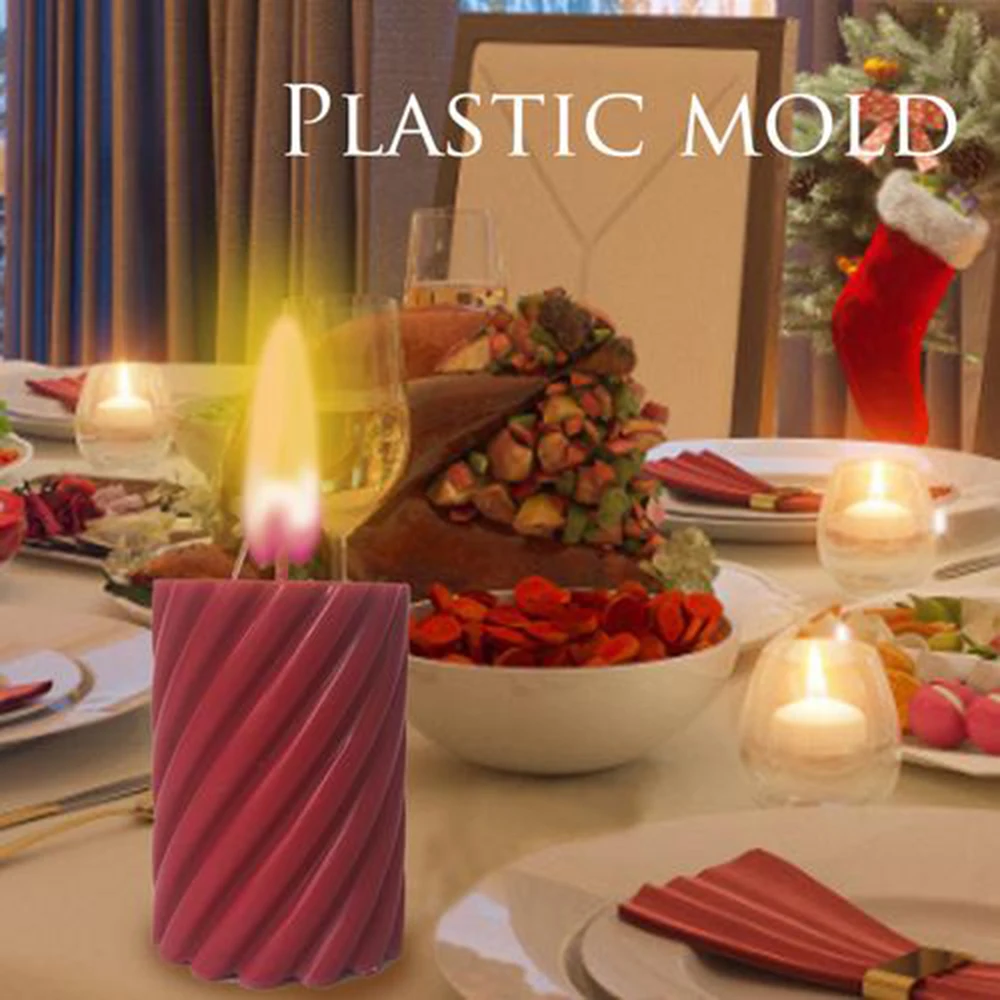 3D Ручная форма для свечей инструменты изготовления спиральная формы восковых