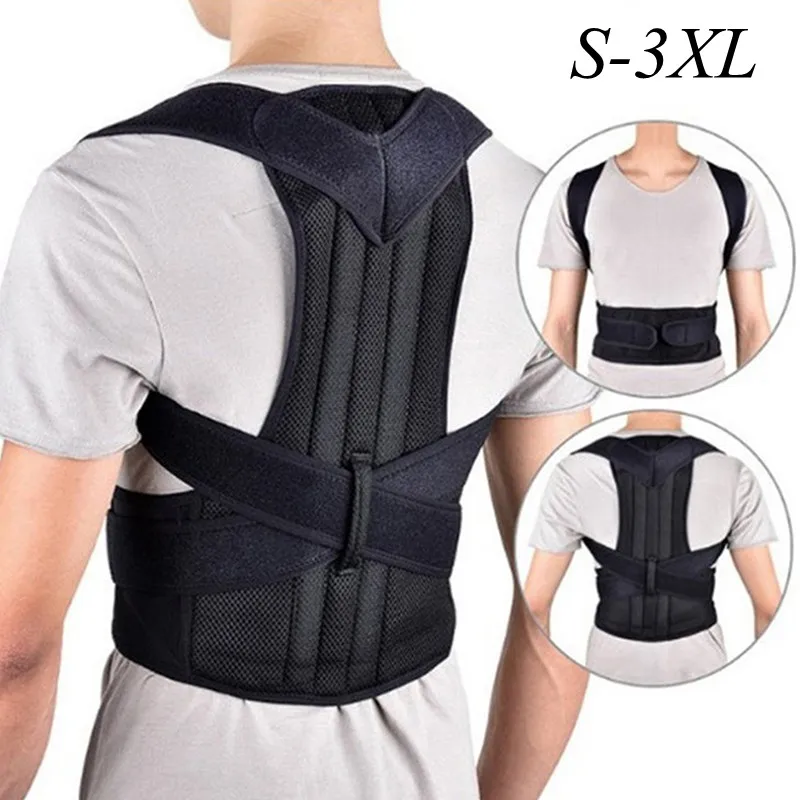 

Posture Corrector Back Posture Brace Clavicle Support Stop Slouching and Hunching Adjustable Back Trainer Lumbar Posture Therapy