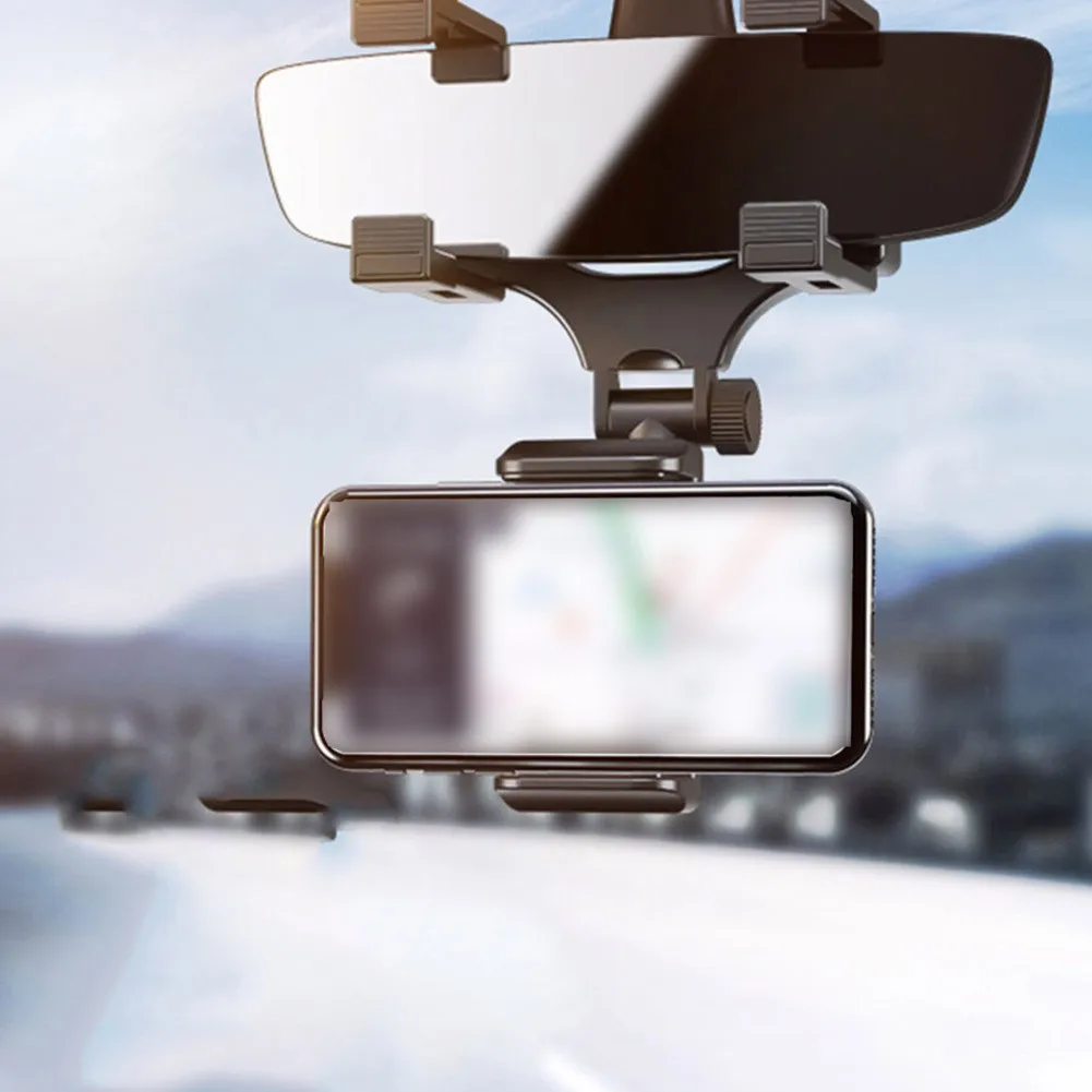 

1pcs Rearview Mirror Mount For Cell Phone Mirror Mount Stand Rear-View