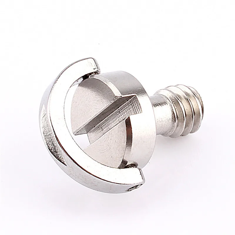 

Captive 1/4 Inch Folding D-Ring Adapter Screw Cam Tripod Monopod Quick Release Plate for Camera Free Shipping