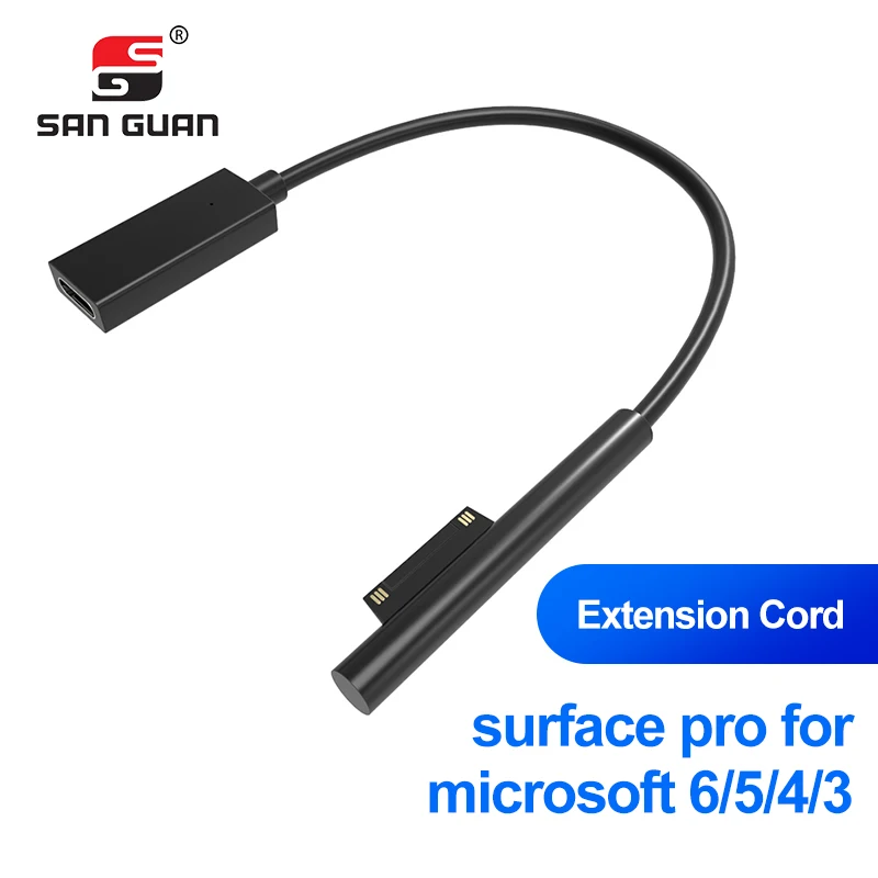 45 Вт USB Type C PD Быстрая зарядка для Microsoft Surface Pro 6/5/4/3 кабель 20 см длинное зарядное