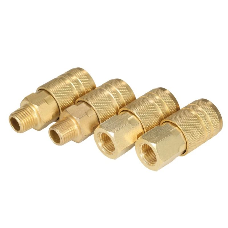 

14 pcs American quick connector iron copper plated hardware connector plug kit