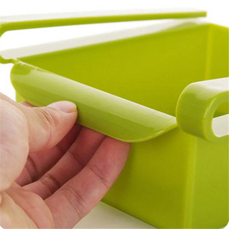 Скользящий кухонный органайзер для экономии места в холодильнике морозильной