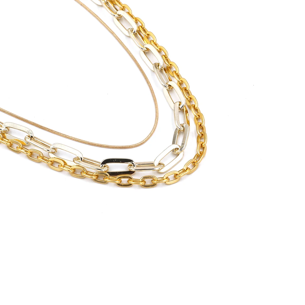 Vodeshanliwen ZA Hot Sale Women Metal Chain Choker Necklaces &amp Pendants Vintage Maxi Statement Necklace Fashion Jewelry | Украшения и