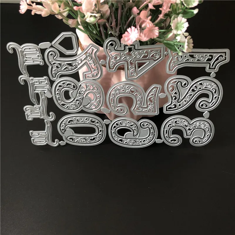 Форма для рельефного ножа из углеродистой стали форма цифрового украшения пазл