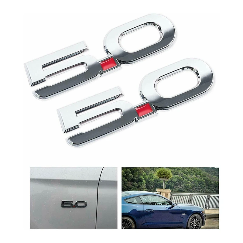 2x для 2015-2020 Ford Mustang GT 5 0 F150 F250 F350 хромированные боковые нагрудные Брызговики и 2