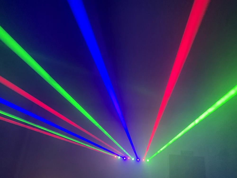 8 глаз лазерный светильник s R, G, RGB луч dmx движущаяся головка лазерный светильник s профессиональное оборудование для сцены DJ светильник s DJ луч лазерный бар светильник