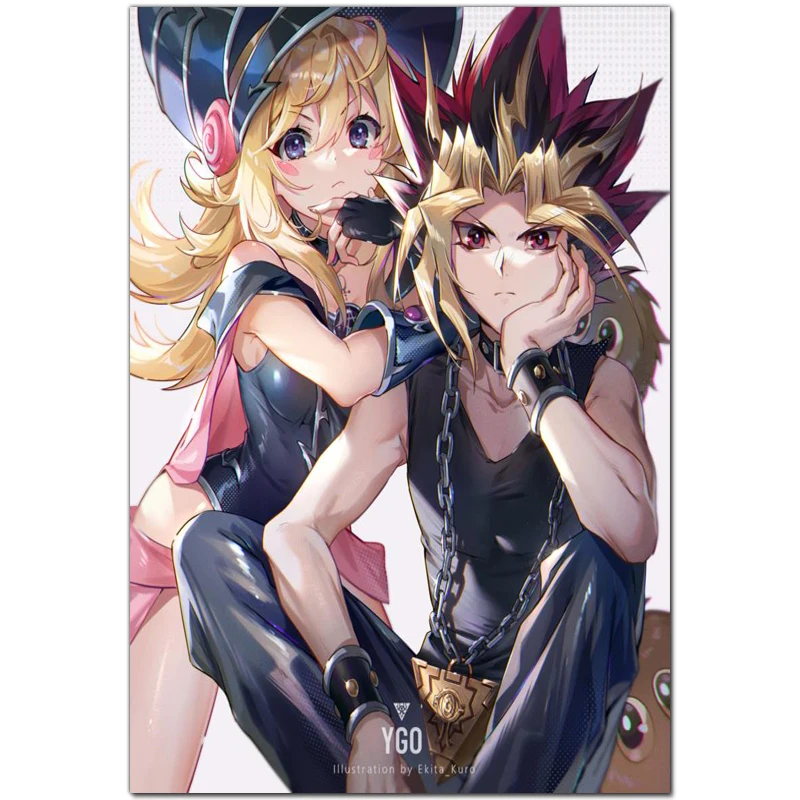 

Пользовательский холст Декор Yu-Gi-Oh! Постеры и принты для украшения дома Duel Monsters, 20x30 см, 27x40 см