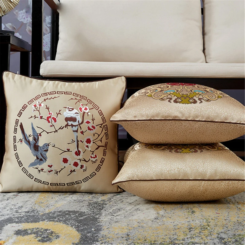 Чехол для подушки с вышивкой Fuwatacchi наволочки жаккардовая наволочка автомобиля