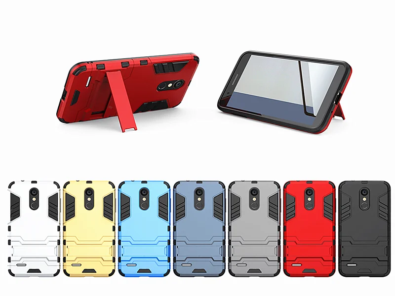 Для LG G5 чехол Armor kickstand для телефона K8 K10 V20 Stylo4 LV3 LV5 G6 G7 Q6 V30 | Мобильные телефоны и