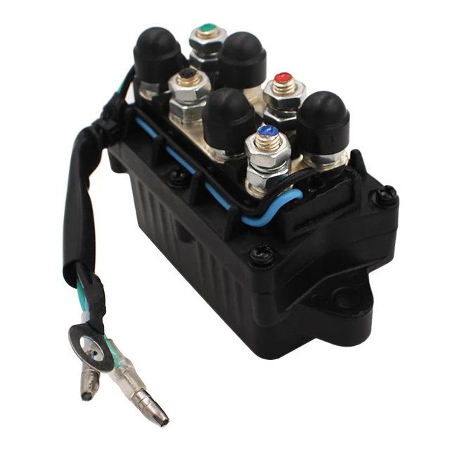 Trim реле лодочный мотор мощность 3 Pin 12V+-20% 120A водонепроницаемый для Yamaha 30-90HP двигатель алюминий, бронза+ пластик 6H1-81950-00-00