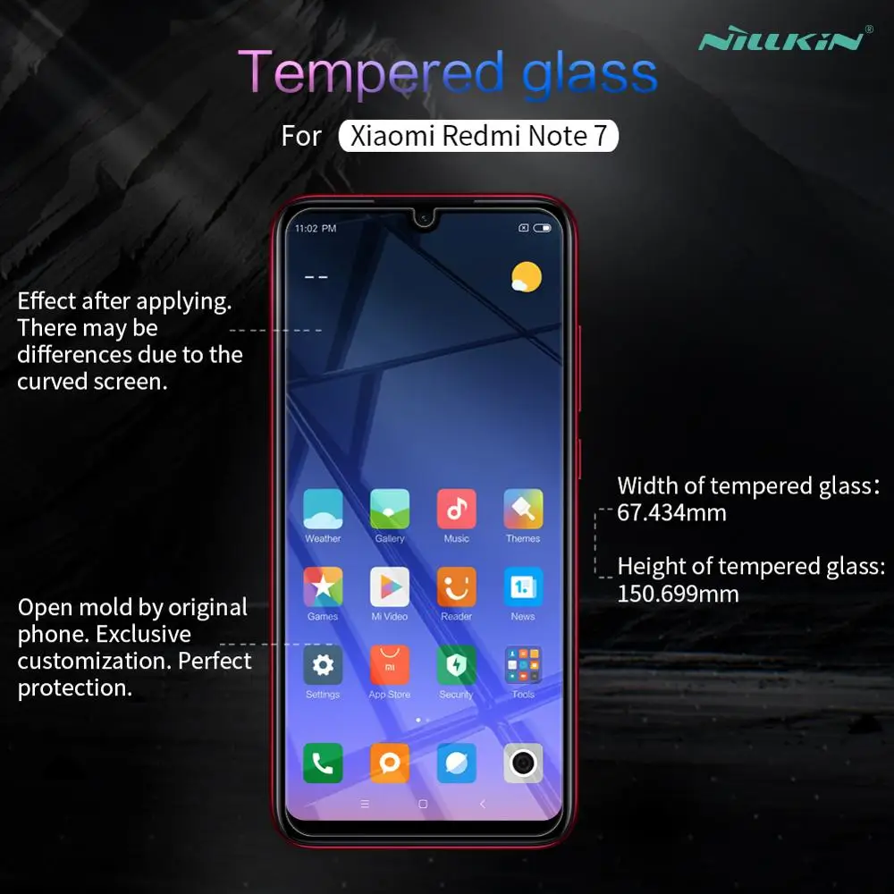 Redmi Note 8T стекло Nillkin H 0 33 мм защита для экрана из закаленного стекла Xiaomi Примечание