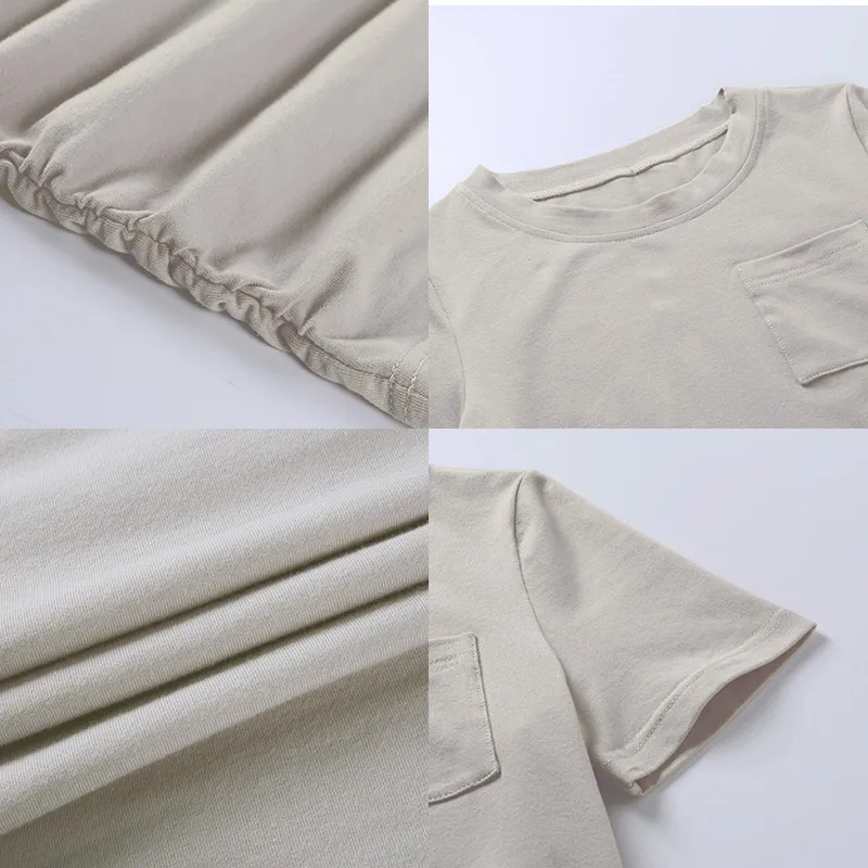 

Forefair 2020 Summer Mini White O Neck Short Sleeve Sexy Dress Women Ruched Bodycon Solid Basic Night Club Casual Party Dresses