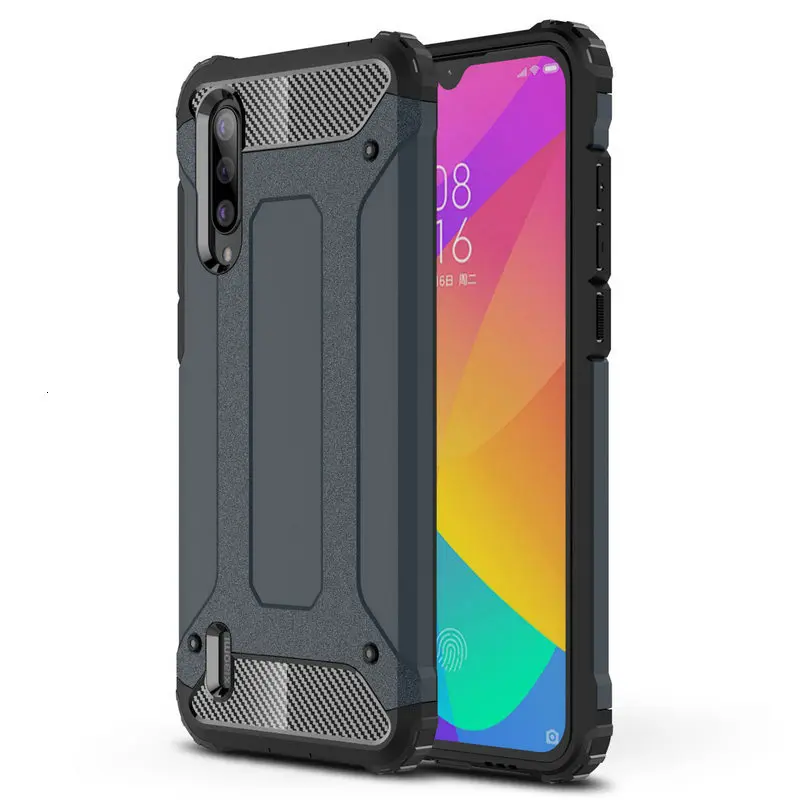 

50 Pieces Armor Cases For Xiaomi Mi A3 Lite A2 A1 F1 Play Max 2 Mix 2S 3 Note 2 Shockproof Phone Case Hybrid Dual Layer Cover