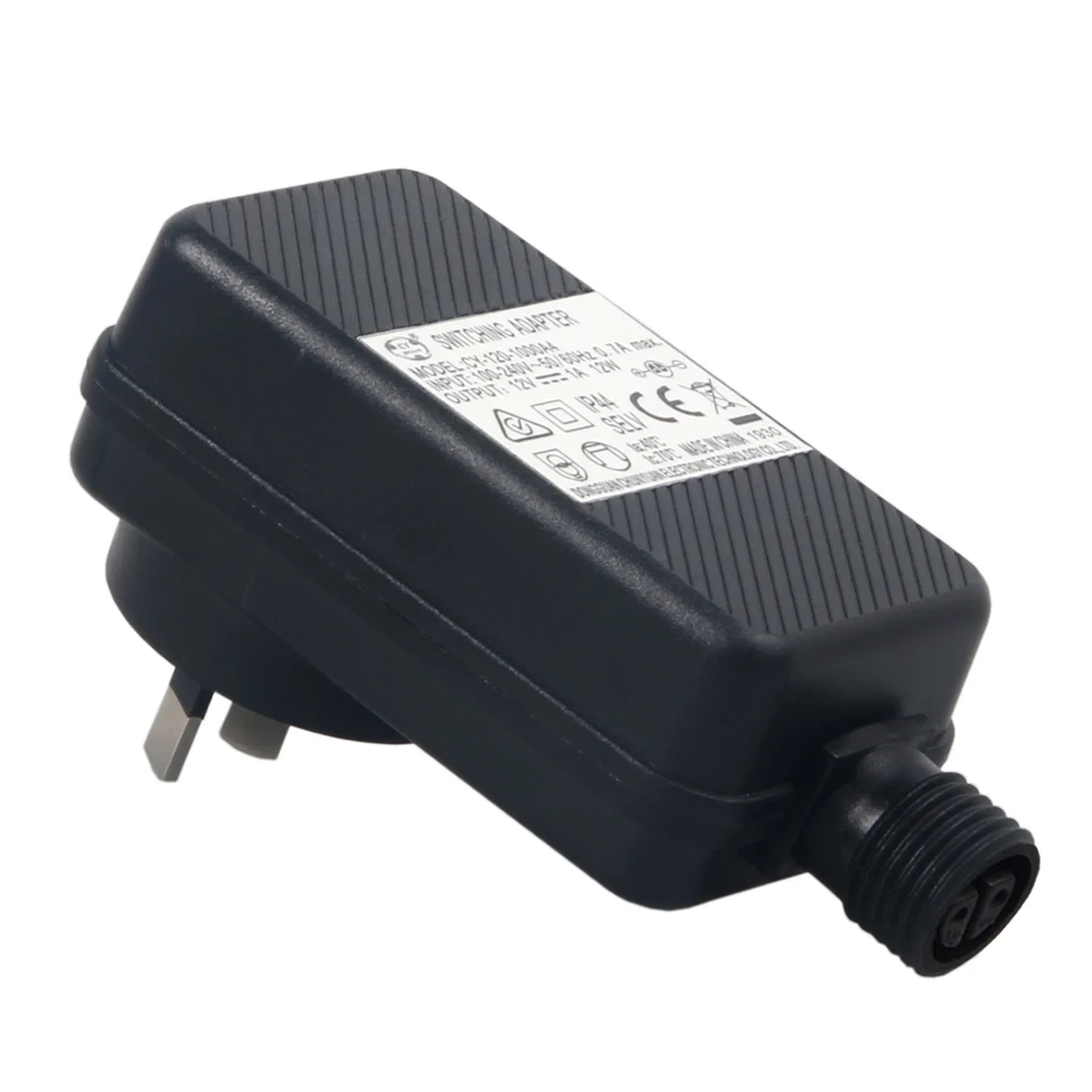 AUCD AC 90-240 В к DC 12 В 1A универсальные наружные Ландшафтные светильники 12 Вт IP44 водонепроницаемый разъем AU повесить блок питания розеточного типа адаптер 44-AU