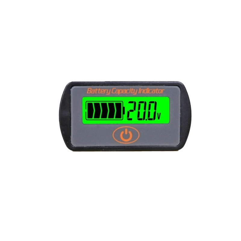

12V/24V Adjustable LCD Car Lead-Acid Lithium Battery Voltmeter Voltage Tester Touch-Type Voltage Battery Capacity Indicator LY7S