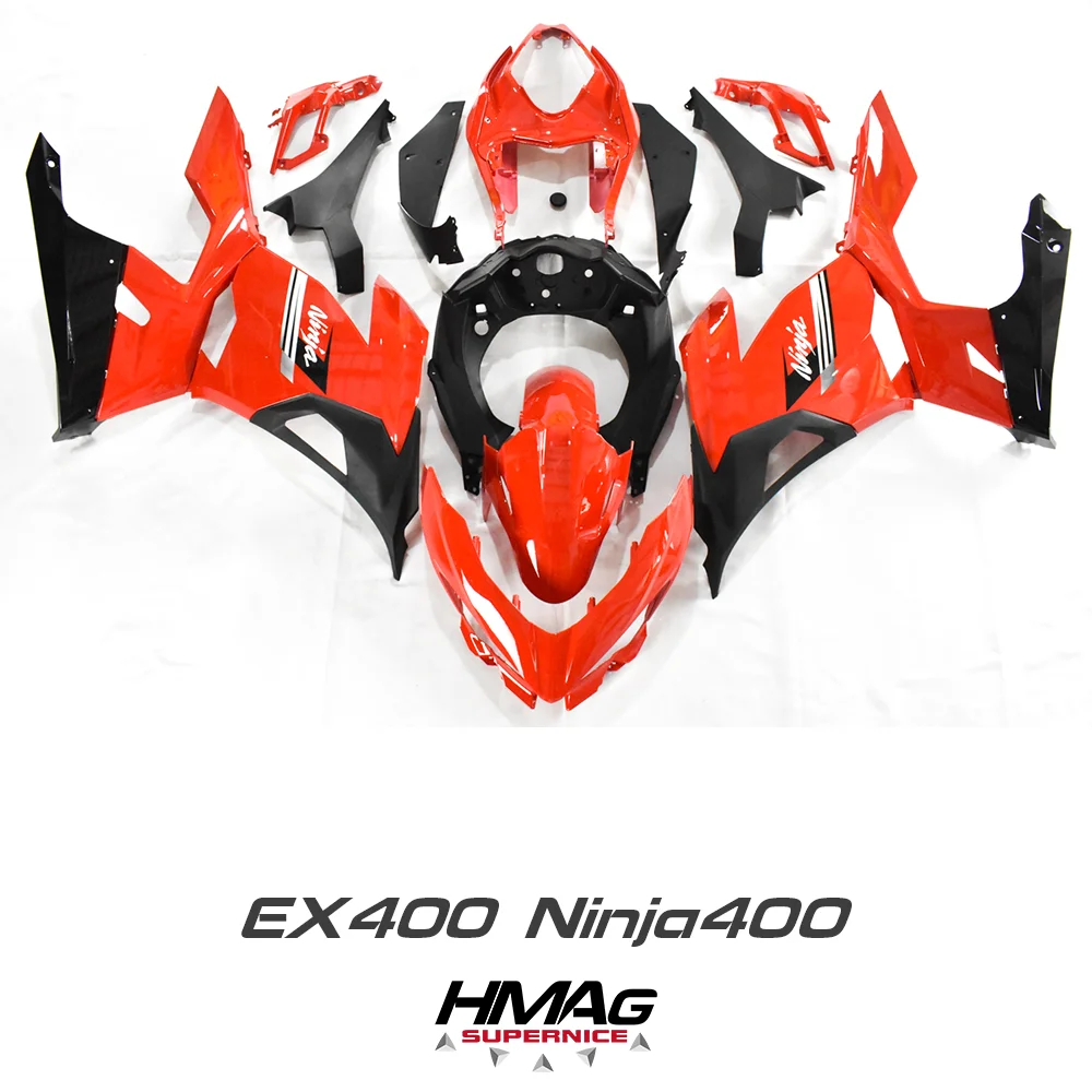 

Ninja 400 обтекатель 2017-2022 новый красный и черный для Kawasaki Ninja400 EX400 мотоциклетный обтекатель оболочки