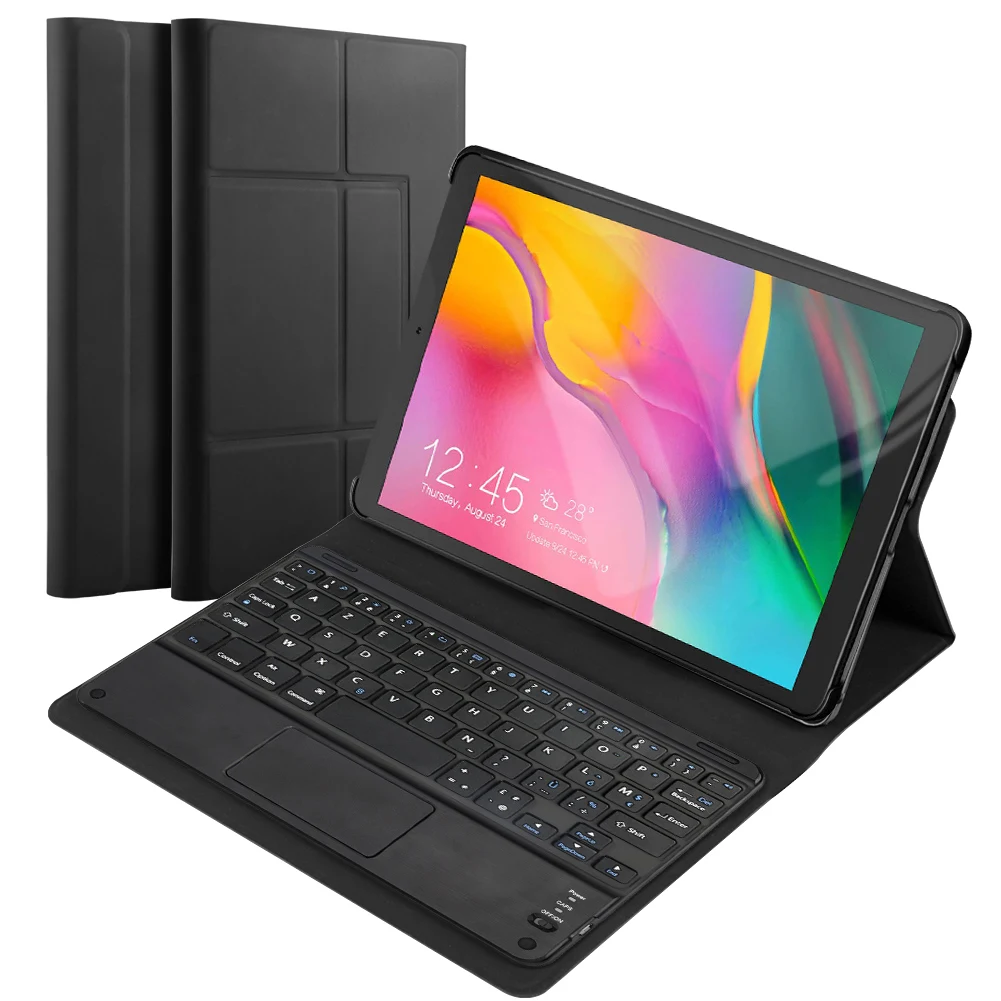 Сенсорная клавиатура Bluetooth для Samsung Galaxy Tab A T510 T515 10 1 дюймов испанская Французская