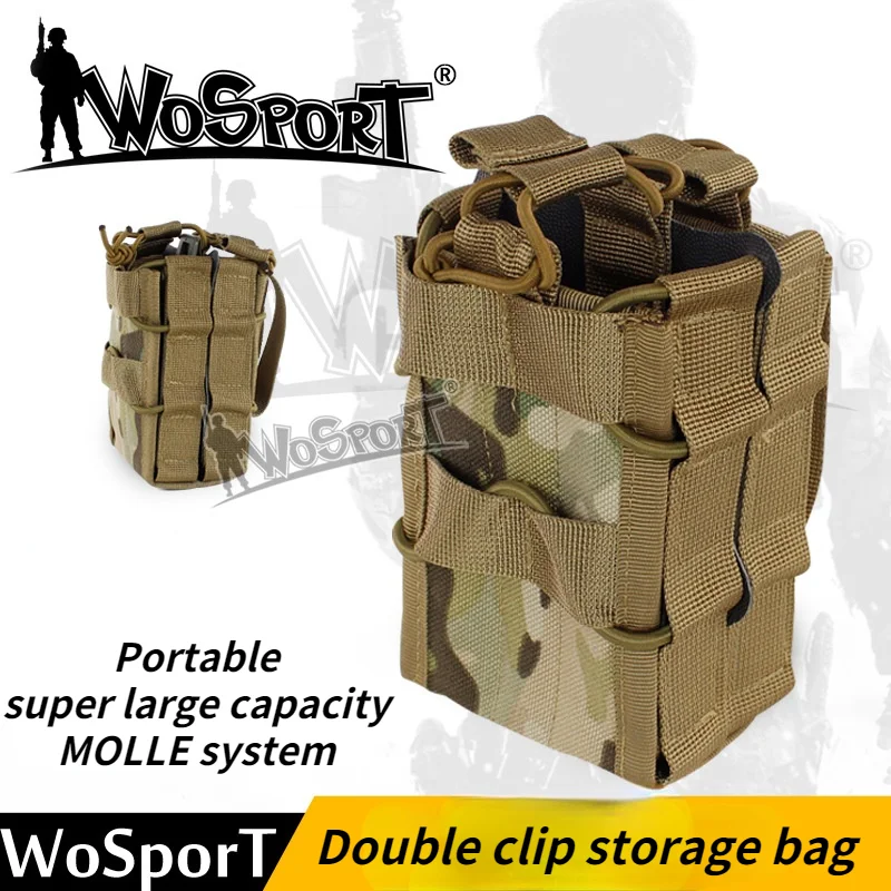 Сумка-журнал с системой Molle 1000D нейлоновая двухслойная сумка для хранения