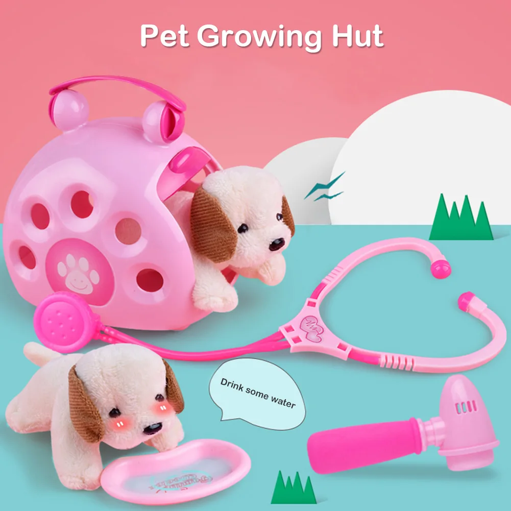 

Fashion Infant Baby Role Play Toy Set Children Learning Simulation Doctor Dressing Cosplay Feeding Pet House Play Toys