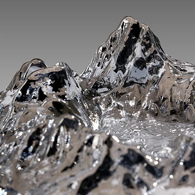 Айсберг стеклянная пепельница творческая большая емкость сигары Портативный